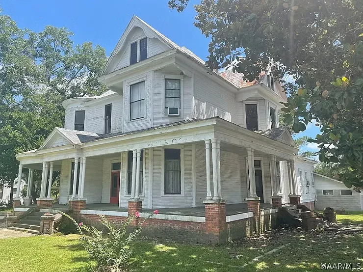 George Barber Designed Alabama Queen Anne Victorian With Stunning Woodwork Lists At Just $69,900!