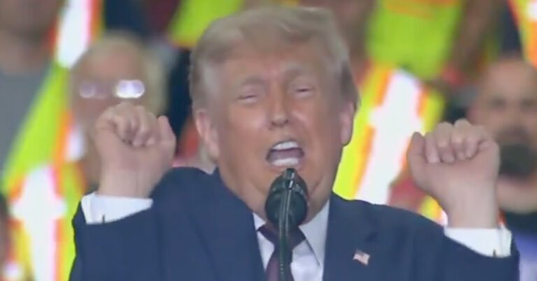 Donald Trump slammed for ‘disgusting’ act during rant about trans athletes