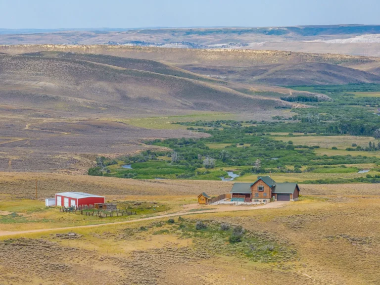 Log Home with 92.97 Acres in Kemmerer, Wyoming
